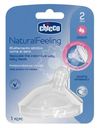 Соска Chicco Natural Feeling силиконовая с 2 месяцев