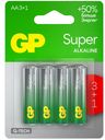 Батарейка GP Super АA LR06 3+1 шт. 15A3/1PPS-2CR4