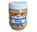 Паста арахисовая Азбука Продуктов классическая с кусочками арахиса 340г