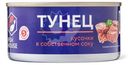 Тунец Fish House кусочки в собственном соку 185г
