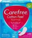 Прокладки ежедневные CAREFREE Cotton Fresh, 56шт