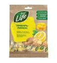Желейные конфеты с начинкой, Konti Life, имбирь/лимон, 220 г