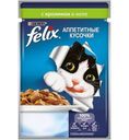 Корм для кошек Felix Аппетитные кусочки с кроликом в желе 85г