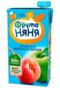 Сок ФрутоНяня Яблоко и Персик 500мл