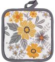 Прихватка Цветы, 17х17см