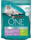 Корм Purina ONE для кошек с чувствительным пищеварением Индейка Рис 750г