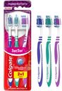 Зубная щетка Colgate Зиг Заг многофункциональная средней жесткости промоупаковка 2+1