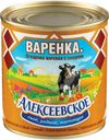 Молоко сгущенное Алексеевское вареное с сахаром 4% БЗМЖ 370г