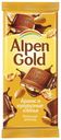 Шоколад Alpen Gold молочный с арахисом и кукурузными хлопьями, 90 г
