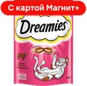 DREAMIES Лакомство д/кош подушечки c говядиной 140г(Марс):12
