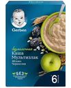 Каша мультизлак безмолочная Gerber яблоко и чернослив 6+, 180 г