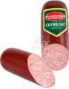 Колбаса копчено-вареная МК ВЕЛИКОЛУКСКИЙ Сервелат Зернистый, 400г