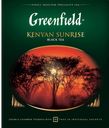 Чай черный GREENFIELD Кениан Санрайз, 100 пакетиков ,