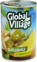 Оливки Global Village с лимоном 300г