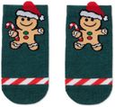 Носки детские Conte-Kids New Year 652 хлопок темно-бирюзовые р 16-18