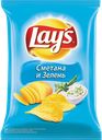 Чипсы Lay's Сметана и зелень, 90 г