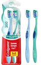 Зубная щетка Colgate 360 Суперчистота всей полости рта антибактериальная средней жесткости 1+1