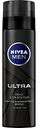 Пена для бритья Nivea Men Ultra Чистое и комфортное бритье с активным углем, 200 мл