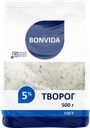 Творог рассыпчатый BONVIDA 5%, без змж, ﻿500г