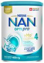 Смесь сухая молочная Optipro Nestle NAN 4 для роста иммунитета и развития мозга с 18 мес., 400 г