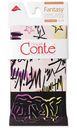Носки женские Conte Fantasy 17С-34СП Граффити цвет: пудровый/чёрный/жёлтый/розовый размер: единый 23-25 (36-39), 70 den