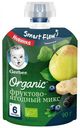 Пюре Gerber Organic фруктово-ягодный микс с 6 мес., 90 мл