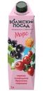 Морс Волжский посад Черная смородина, брусника, морошка 1л