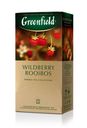 Чай травяной Wildberry Rooibos с земляникой и клюквой, Greenfield, 25 пакетиков