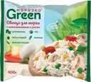 Овощи Морозко Green для жарки с шампиньонами и рисом 400г