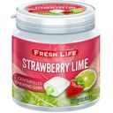 Жевательная резинка Fresh life со вкусом клубники и лайма без сахара, 76г