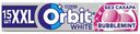 Жевательная резинка Orbit XXL White Bubblemint без сахара 20,4 г