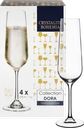 Набор бокалов для шампанского CRYSTALITE BOHEMIA Dora 200мл, стекло, Арт. 67036
