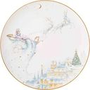 Тарелка обеденная Lefard Снежная Королева фарфор цвет: белый/голубой, 25,5 см