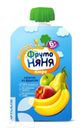 Пюре ФРУТО-НЯНЯ фруктовое натуральное для детей, 90г в ассортименте