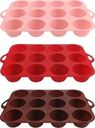 Форма для маффинов HOMECLUB Delice 32,5x24,5x4см, в ассортименте Арт. B-12302L, 12шт
