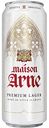 Пиво Maison Arne Premium Lager 4,8% алк., Россия, 0,43 л