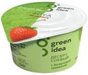 Десерт соевый Green Idea с йогуртовой закваской и соком клубники, 140 г