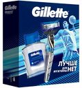 Набор для бритья Gillette Mach3 Бритва с 1 сменной кассетой и Gillette Лосьон после бритья Arctic Ice, 50мл