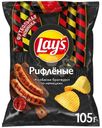 Чипсы Lay's Колбаски братвурст по-немецки рифлёные, 105г