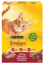 Сухой корм для кошек Friskies с мясом курицей и полезными овощами, 400 г