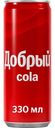 Напиток Добрый Cola, 0,33л
