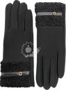 Перчатки демисезонные женские MIRO р. 7,5, черный, Арт. LK-01-6