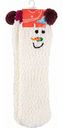 Носки женские Снеговик, цвет: белый, размер: 36-41