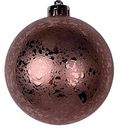 Ёлочное украшение Шар темно-розовый, 8см
