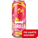 Напиток энергетический GORILLA Lychee pear , личи-груша, 450мл