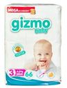 Подгузники Gizmo №3 4-9кг 66шт