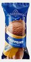 Мороженое пломбир шоколадный 12% в вафельном стаканчике Славино 80г