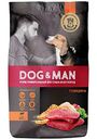 Сухой корм для собак всех пород Dog&Man Говядина, 600 г