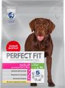 Корм сухой для взрослых собак PERFECT FIT с курицей, для средних и крупных пород, 1,4кг