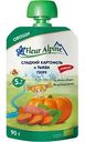 Пюре Fleur Alpine Сладкий картофель и тыква, с 5 месяцев, 90 г